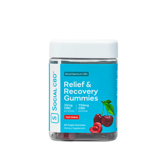 Relief & Recovery CBD Gummies - 60 Count - Social CBD
