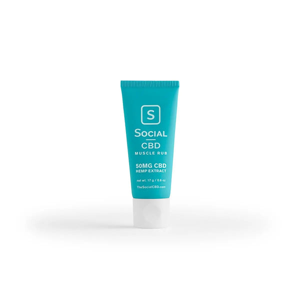 CBD Muscle Rub Travel Size - 50MG | Social CBD